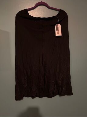 Time and Tru Chocolate Brown Maxi Skirt